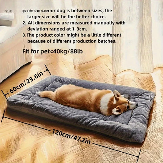 Petssify Large Plush Sofa Dog Bed – Thickened Super Soft Mat for All Sizes