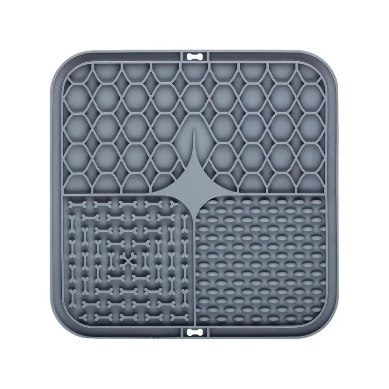 Petssify Silicone Lick Mat – Slow Feeder & Bathing Distraction Mat for Dogs & Cats