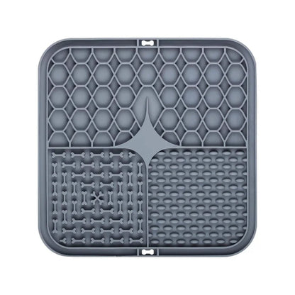 Petssify Silicone Lick Mat – Slow Feeder & Bathing Distraction Mat for Dogs & Cats