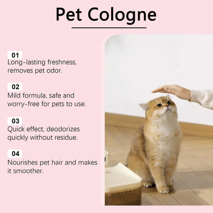 Petssify Baby Powder Pet Cologne – Long Lasting Deodorizing Spray for Dogs & Cats