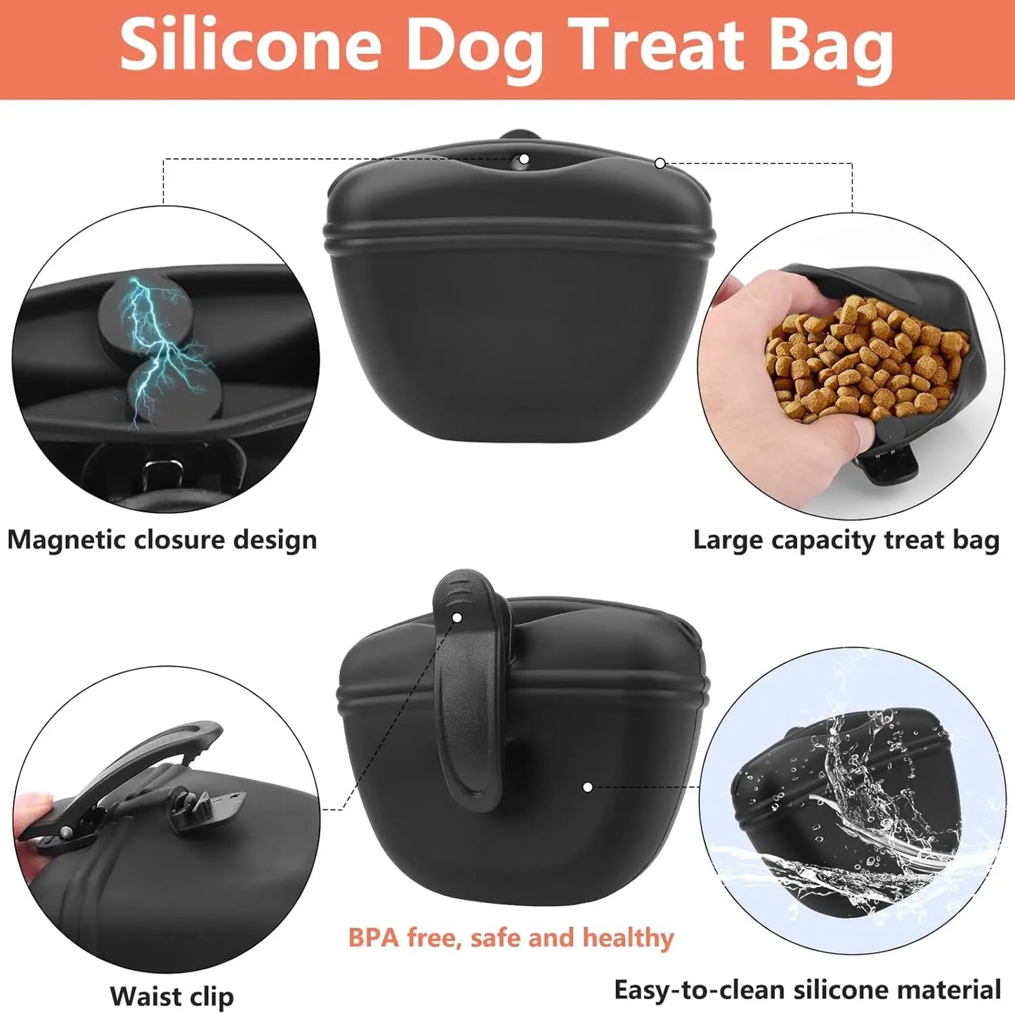 Petssify Complete Dog Training Kit – Pouch, Clickers, Whistle & Bags