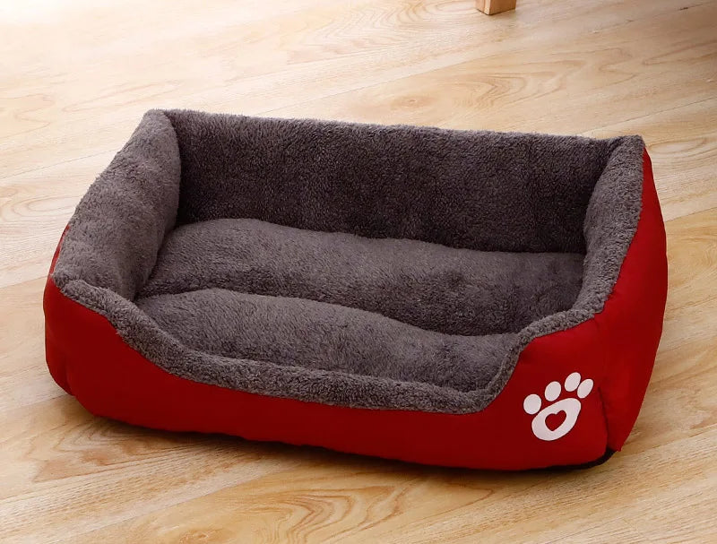 Petssify Large Square Nest Pet Bed – Candy-Colored Cozy Kennel for Dogs & Cats