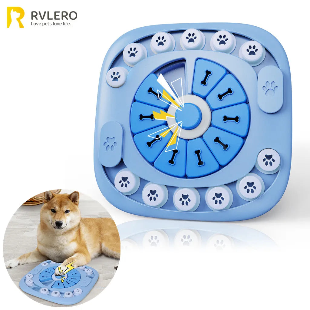 Petssify Interactive Sliding Dog Puzzle Toy – Treat Dispenser Slow Feeder