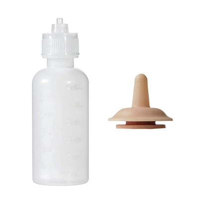 Petssify Newborn Pet Nursing Bottle Kit – 55ml with Silicone Nipples