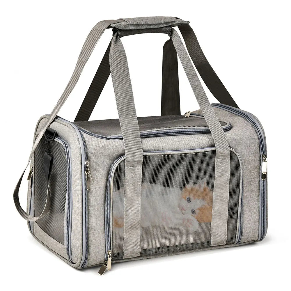 Petssify Airline-Approved Pet Carrier Backpack – Soft-Sided Travel Bag for Small Dogs & Cats