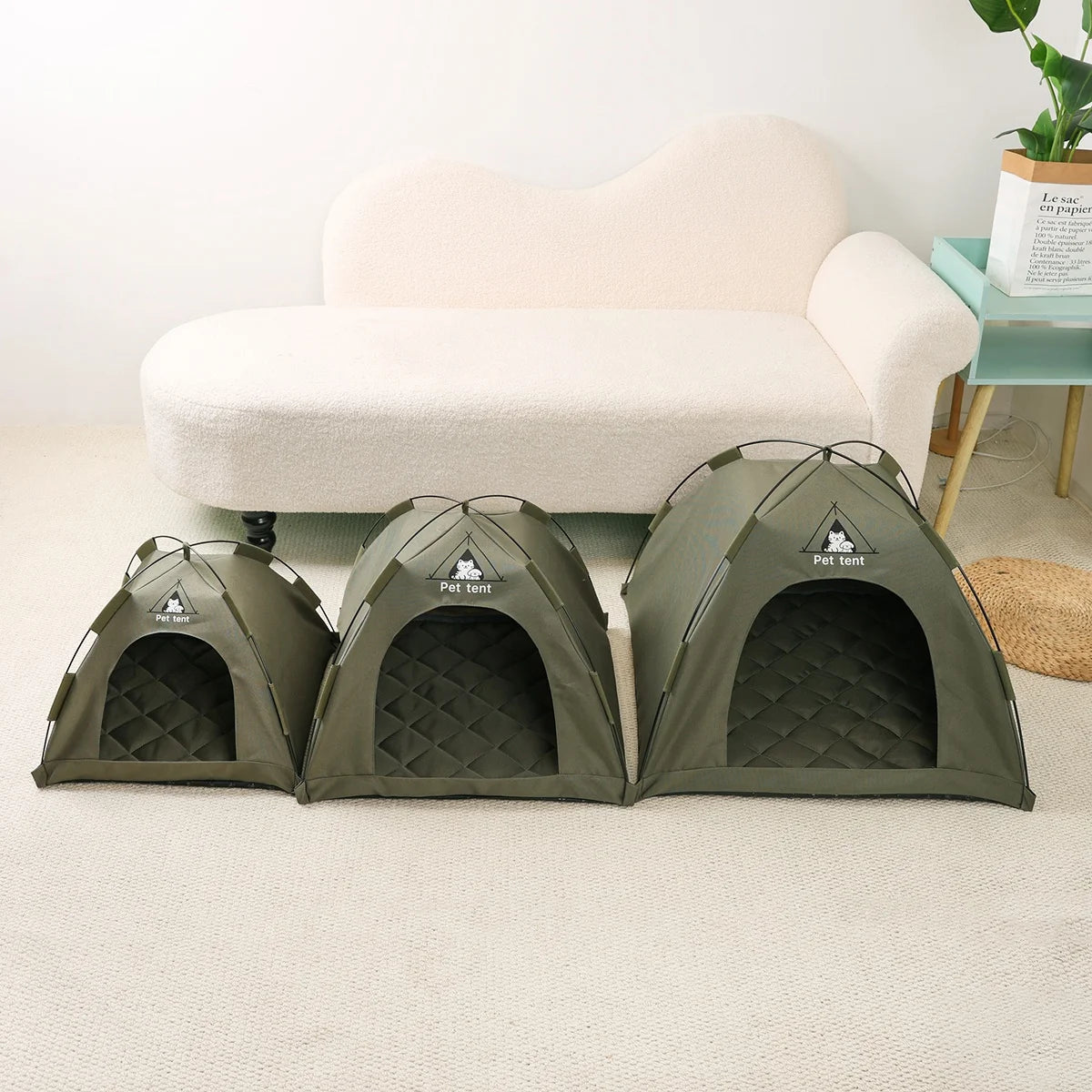 Petssify Waterproof Teepee Pet Tent – Breathable Indoor/Outdoor Play House