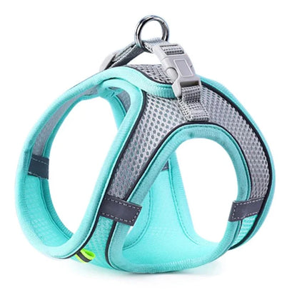 Reflective Pet Harness Vest | Breathable & Adjustable | No-Pull Chest Rope | For Small & Medium Dogs