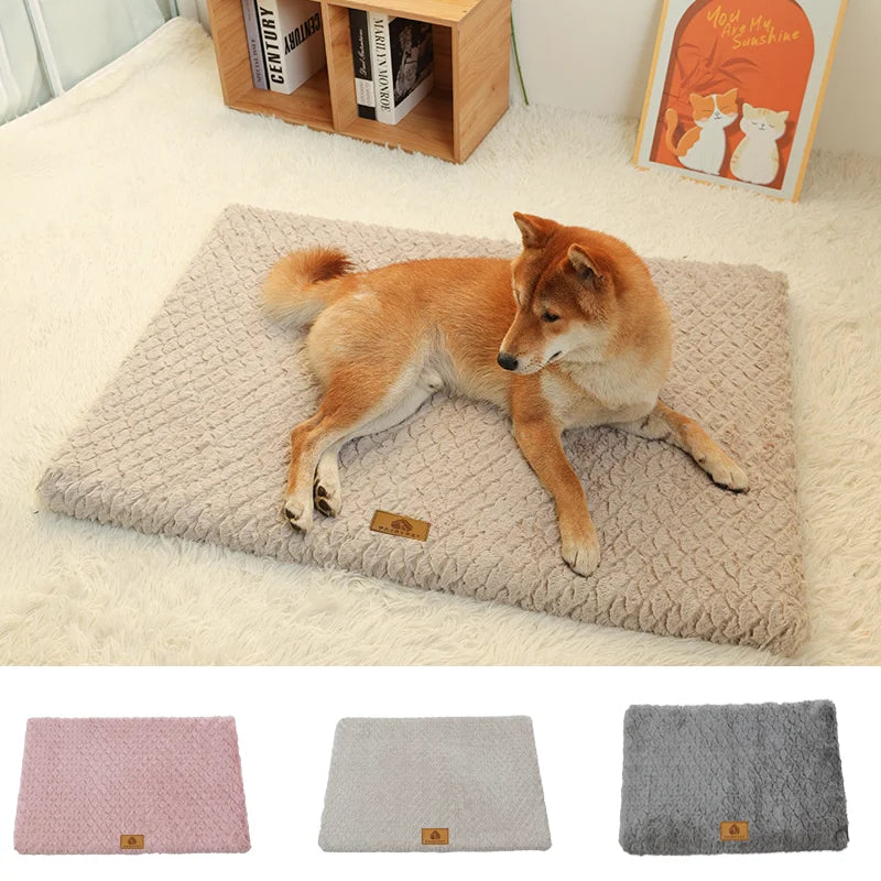 Petssify 3D Foam Orthopedic Pet Bed – Waterproof Washable Crate Mat for Dogs & Cats