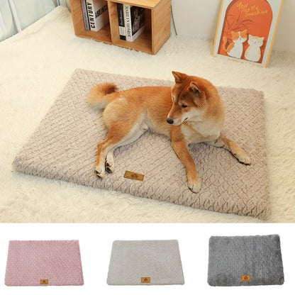Petssify 3D Foam Orthopedic Pet Bed – Waterproof Washable Crate Mat for Dogs & Cats
