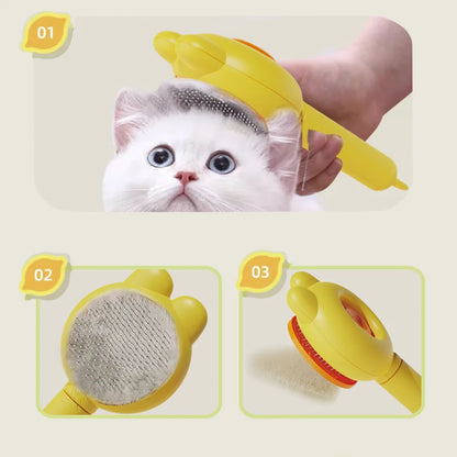 Magic Pet Grooming Comb | Needle Massage Brush | Removes Tangles | For Cats & Dogs