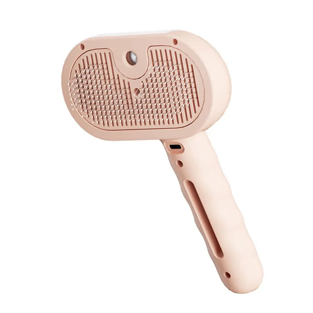 3-in-1 Pet Steam Brush | Spray, Deshed & Groom | For Cats, Dogs & Small Animals