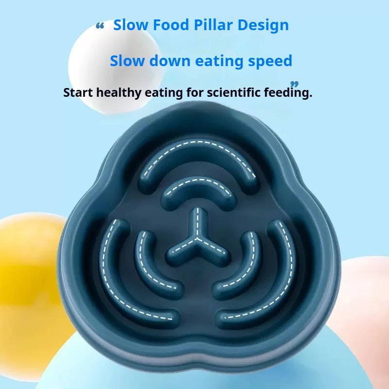 Petssify Slow Feeder Dog Bowl – Anti-Choke Anti-Overturning Pet Food Bowl