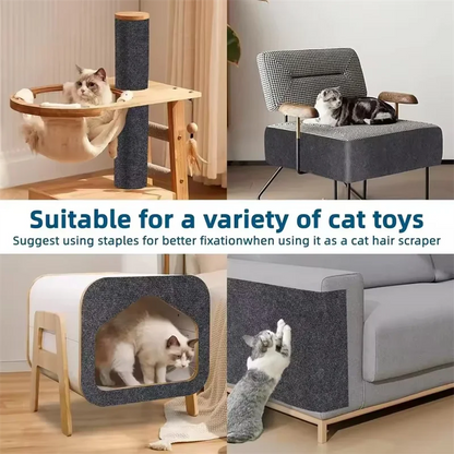 Petssify Self-Adhesive Cat Scratcher Sofa Protector – Trimmable Carpet Mat (7 Colors)