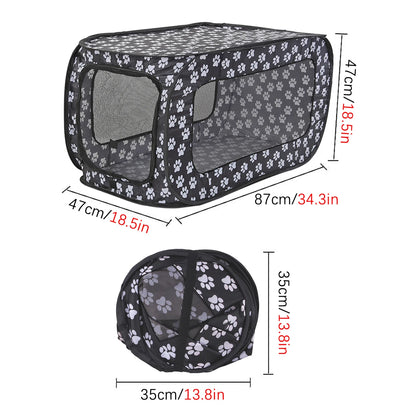 Petssify Foldable Pop-Up Pet Carrier Tent – Portable Travel Tent for Small Dogs & Cats