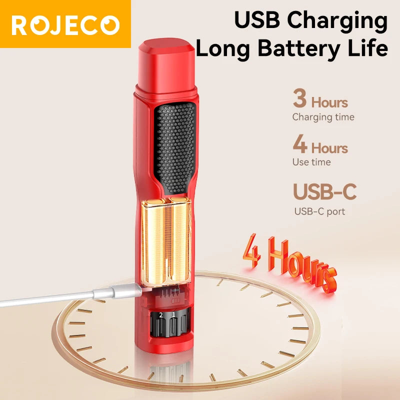 Petssify ROJECO Pet Nail Grinder – 7-Speed Rechargeable with LED Light