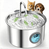 Petssify 108oz Stainless Steel Cat Water Fountain – Ultra-Silent 3.2L Pet Dispenser