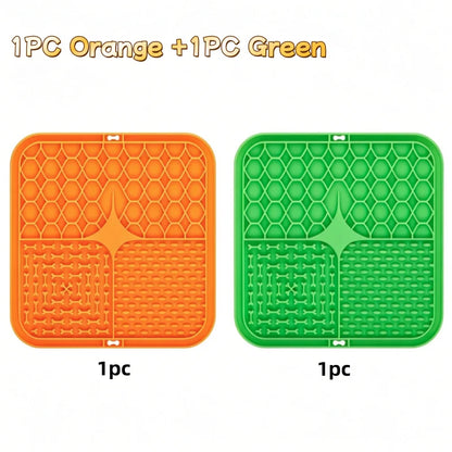 Petssify Silicone Lick Mat – Slow Feeder & Bathing Distraction Mat for Dogs & Cats