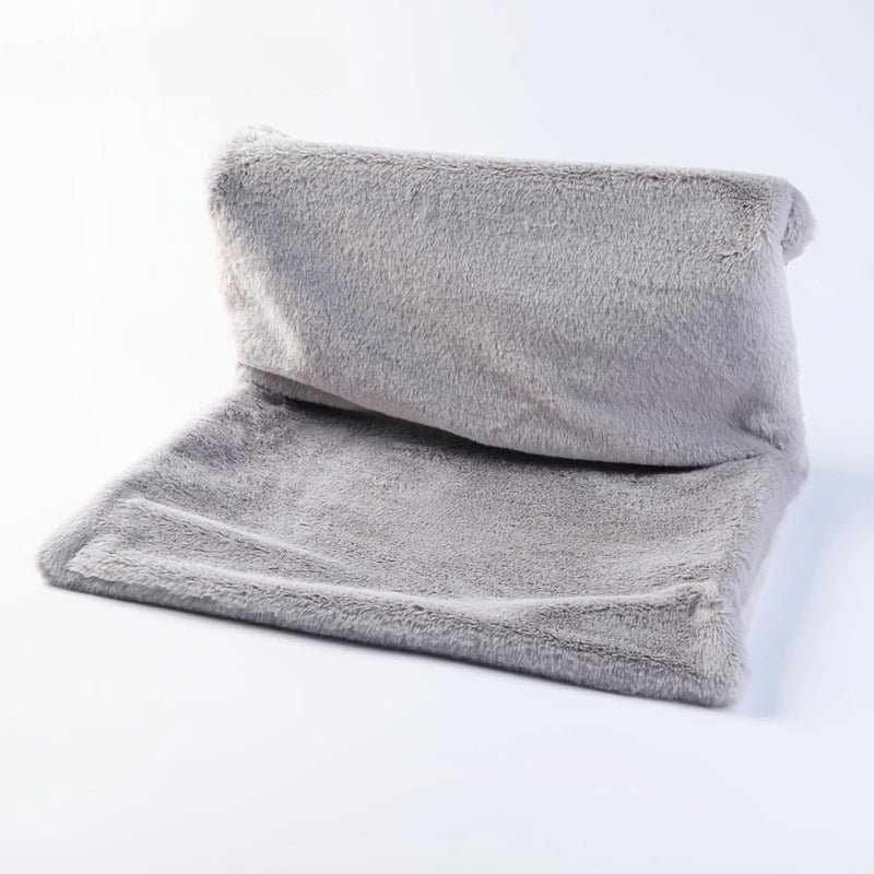 Petssify Hanging Cat Radiator Bed – Warm Fleece Cradle with Metal Frame
