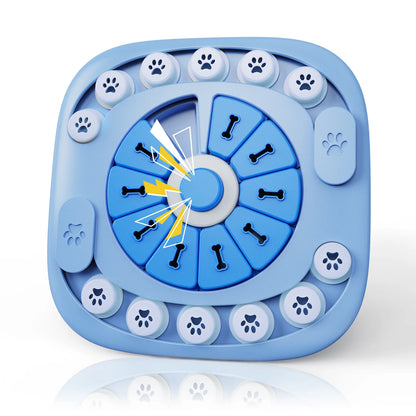 Petssify Interactive Sliding Dog Puzzle Toy – Treat Dispenser Slow Feeder
