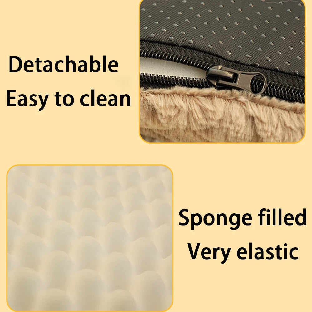 Petssify 3D Foam Orthopedic Pet Bed – Waterproof Washable Crate Mat for Dogs & Cats