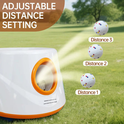 Automatic Pet Ball Throwing Machine | Compact Size | Carries 3 Balls | Outdoor Dog Thrower