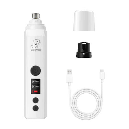 Petssify Professional Dog Nail Grinder – 2-Speed Quiet Electric Pet Nail Trimmer