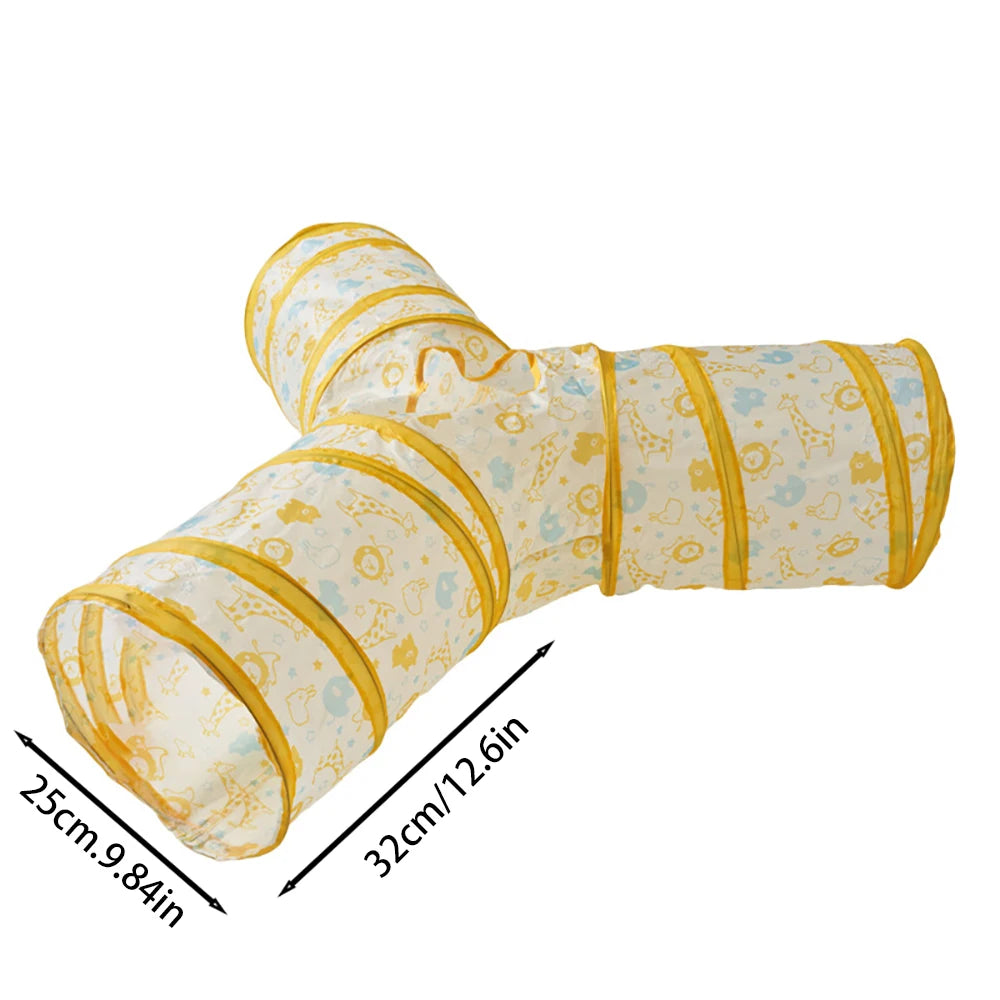 Petssify Foldable Cat Tunnel Tube – Interactive Crinkle Play Tunnel for Cats & Kittens
