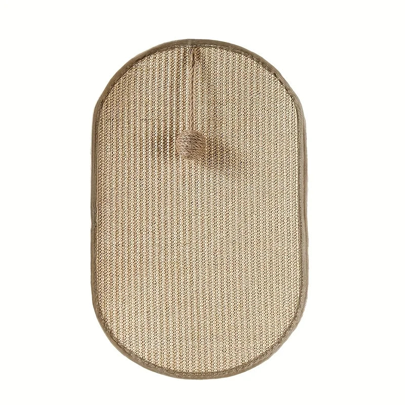 Petssify 3-in-1 Sisal Cat Station – Washable Wall-Mounted Scratcher with Toy