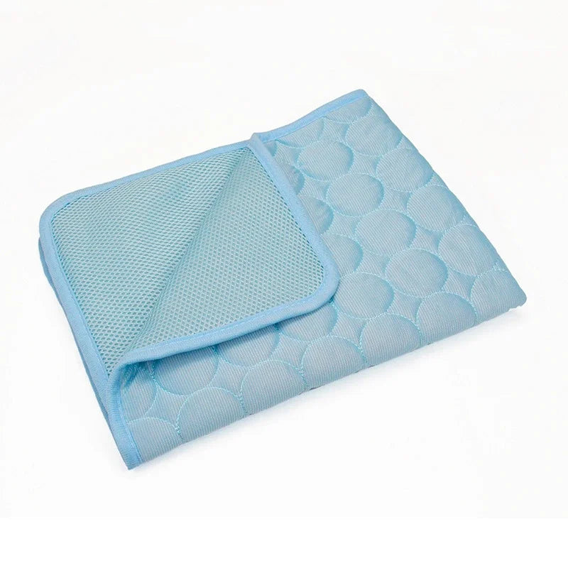 Petssify Self-Cooling Pet Mat – Ice Silk Breathable Cooling Pad for Dogs & Cats