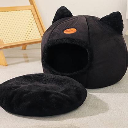 Petssify Deep Sleep Comfort Cat Bed – Cozy Cave Nest for Cats & Small Dogs