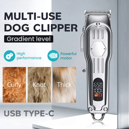 Petssify Low Noise Dog Clippers – Rechargeable for Thick Curly Coats