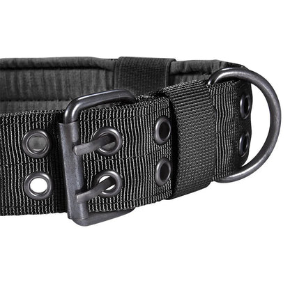 1pc Medium to Large Nylon Tactical Pet Dog Collar - Adjustable and Durable, Suitable for Medium and Large Dogs.