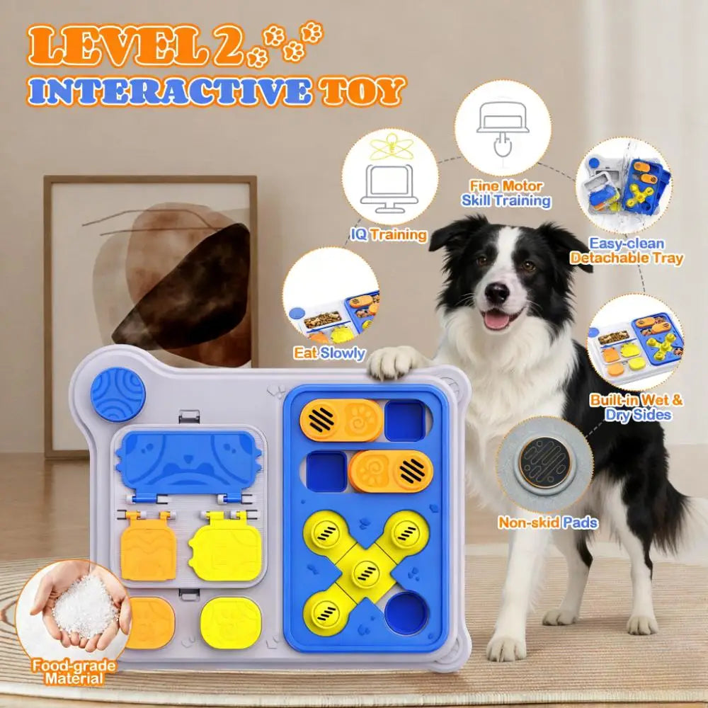 Petssify Dog Puzzle Toy – Treat Dispensing IQ Feeder for Small/Medium Dogs