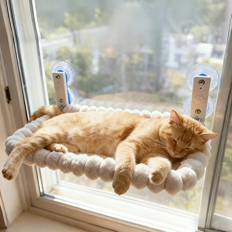 Petssify Cat Window Hammock – Strong Suction Cup Perch for Indoor Cats
