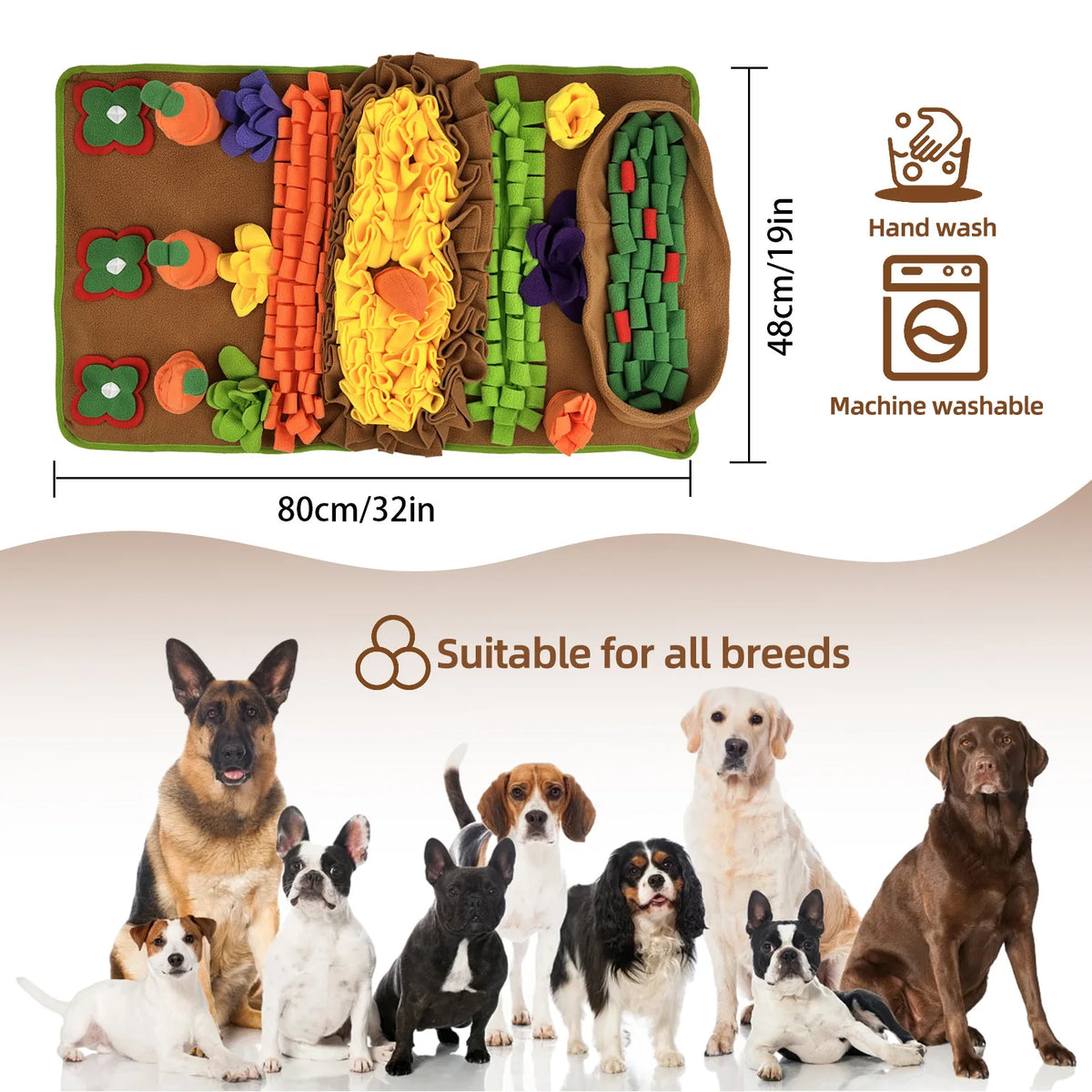 Petssify Sniffing Pad – Slow Feeding Foraging Toy for Dogs