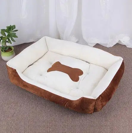 Petssify Large Square Nest Pet Bed – Candy-Colored Cozy Kennel for Dogs & Cats