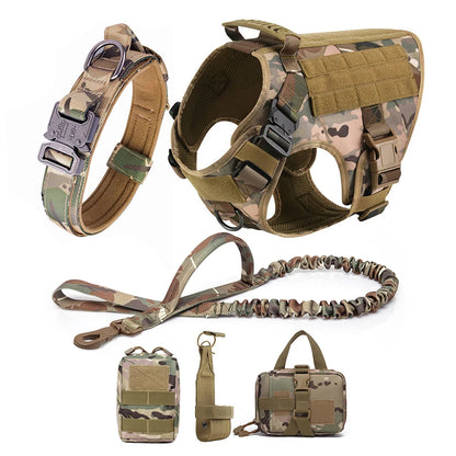 Large Dog Harness & Leash Set | Training Walking Vest | For German Shepherd, Malinois & Large Breeds