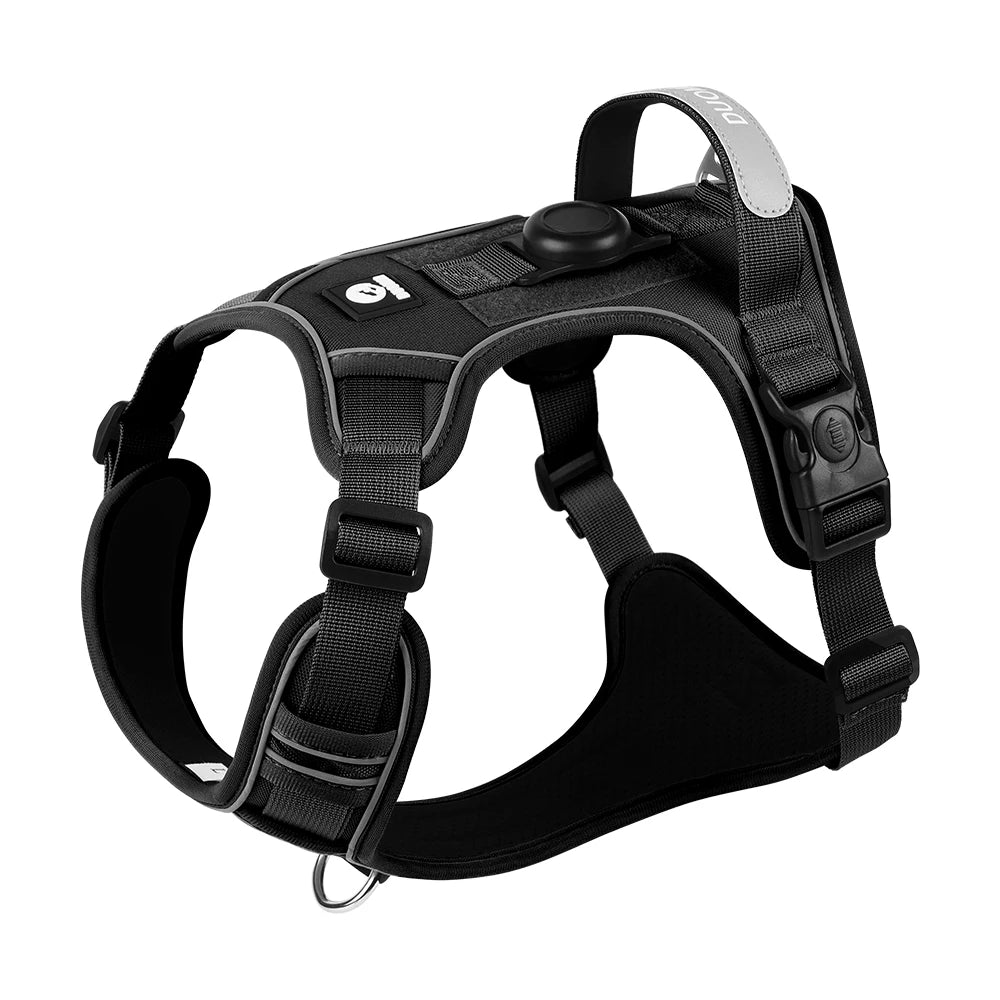 Petssify Dog Harness with AirTag Holder – No-Pull Reflective Waterproof Vest