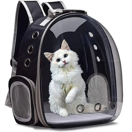 Petssify Transparent Bubble Cat Carrier Backpack – Breathable Travel Capsule