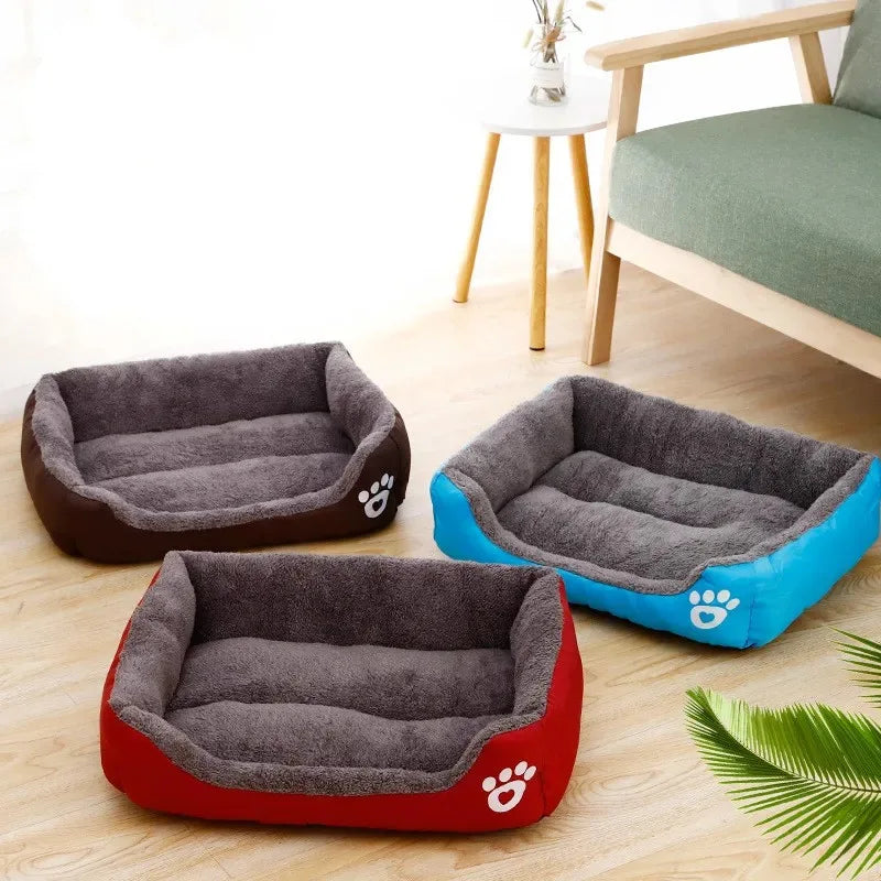 Petssify Large Square Nest Pet Bed – Candy-Colored Cozy Kennel for Dogs & Cats