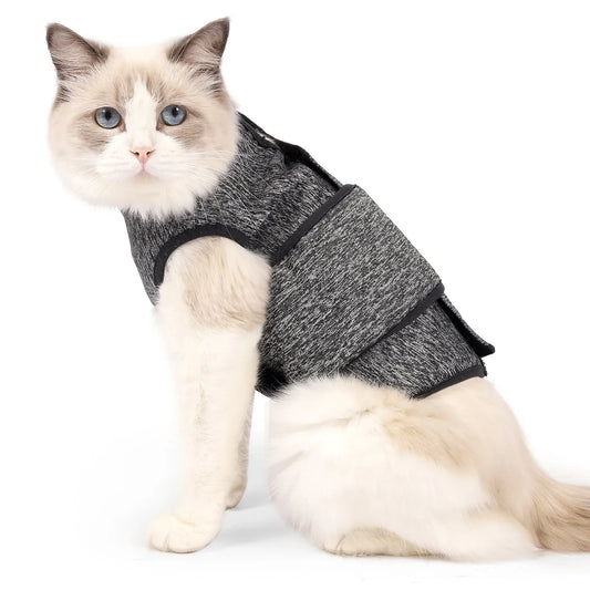 Petssify Cat Anxiety Jacket – Calming Thunder Vest for Stress & Emotional Comfort