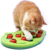 Petssify Interactive Cat Treat Puzzle – 14-Compartment Slow Feeder Board
