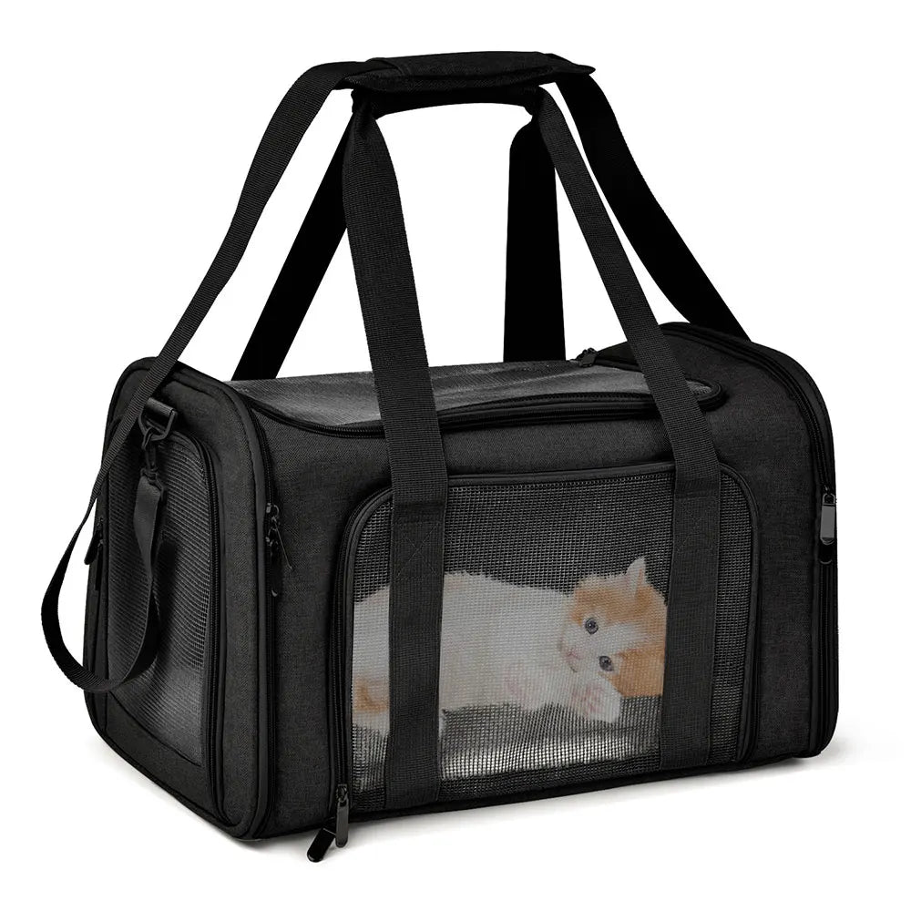 Petssify Airline-Approved Pet Carrier Backpack – Soft-Sided Travel Bag for Small Dogs & Cats