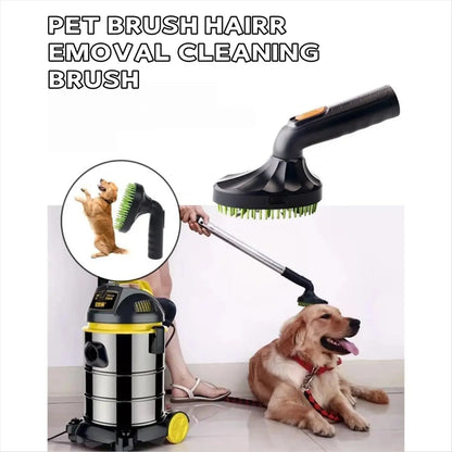 Petssify Shedding Brush Vacuum Attachment Kit – 2-in-1 Pet Grooming Tool