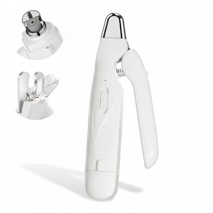 Quiet Pet Nail Grinder | 2 LED Lights | Safe & Gentle | For Dogs & Cats