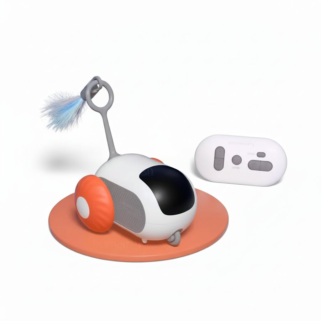 Smart RC Cat Toy Car | 2 Modes | Remote Controlled | Interactive Kitten Training Toy for Cats & Dogs