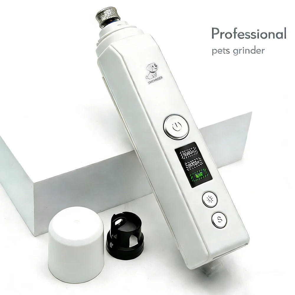 Petssify Professional Dog Nail Grinder – 2-Speed Quiet Electric Pet Nail Trimmer
