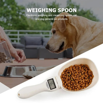 Petssify Electronic Pet Food Measuring Scoop – Digital Spoon Scale with LED Display