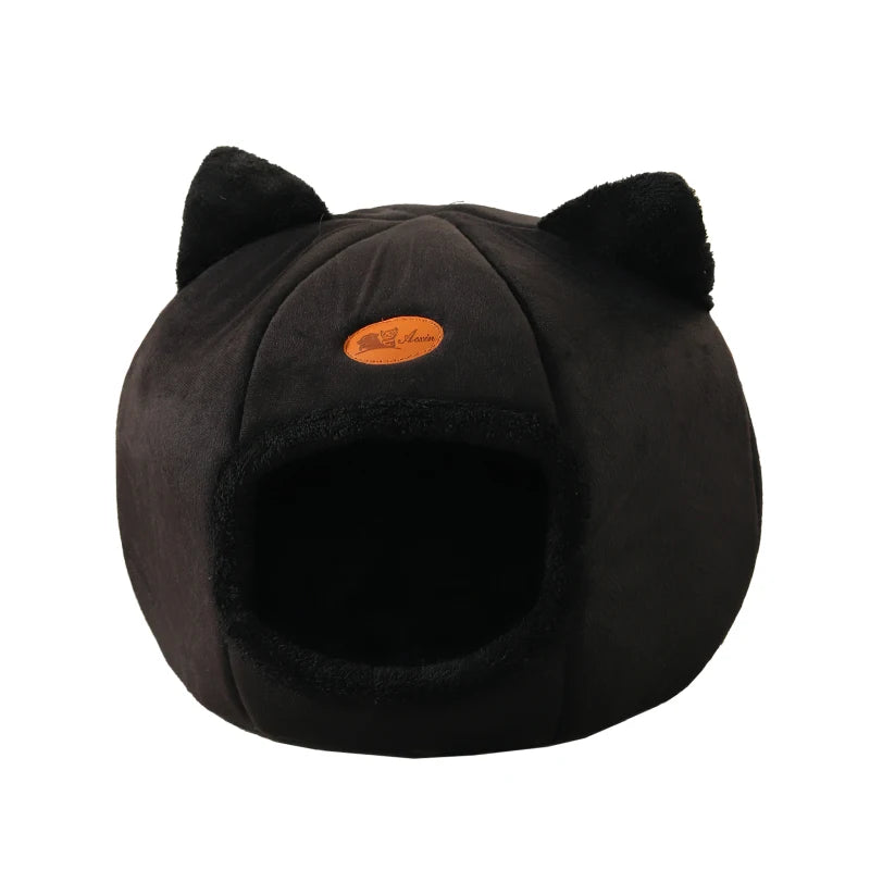 Petssify Deep Sleep Comfort Cat Bed – Cozy Cave Nest for Cats & Small Dogs