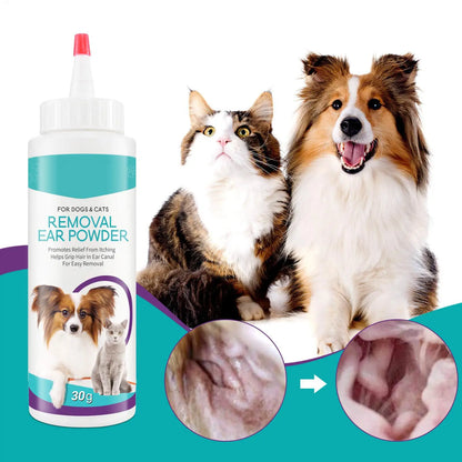 Petssify Pet Ear Powder – Painless Ear Hair Removal & Odor Control 30g